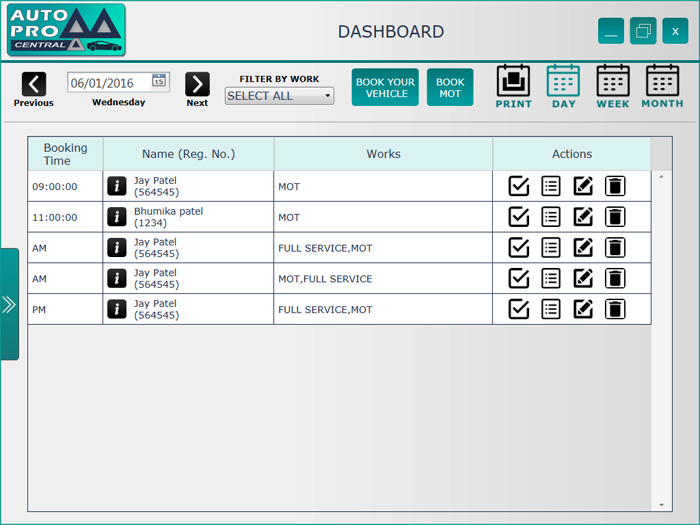 Dashboard